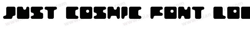 Just Cosmic Font Logos字体转换